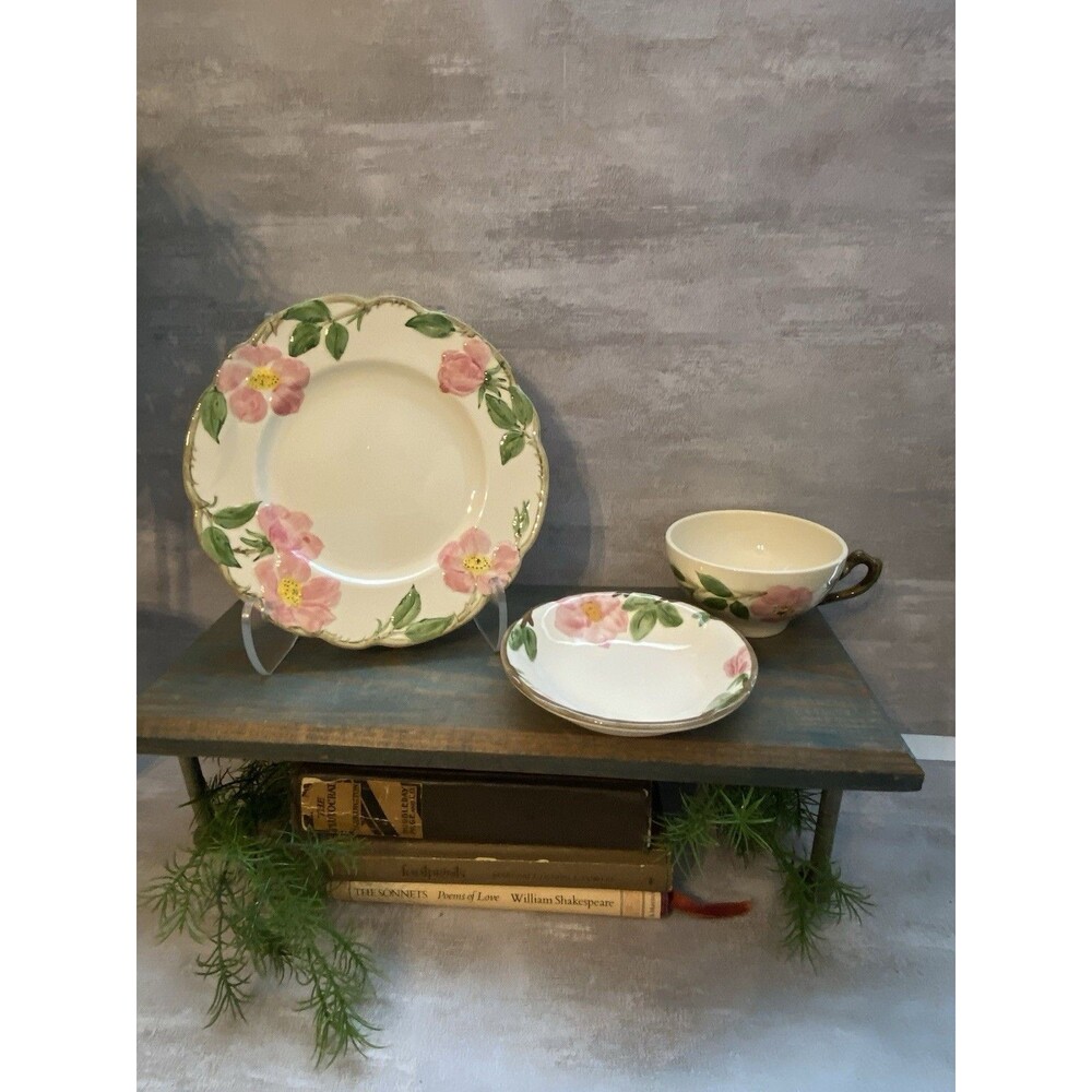 vintage franciscan desert rose dishes